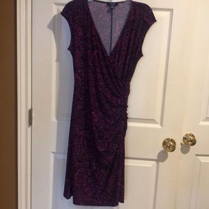 Chaps purple size medium dress